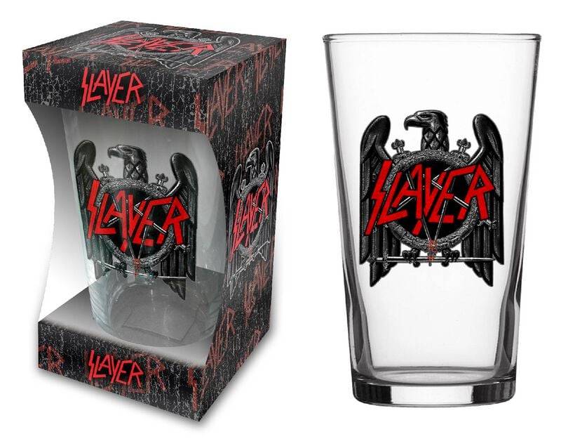 Slayer Bierglas - Eagle - klar  - Lizenziertes Merchandise! von Slayer