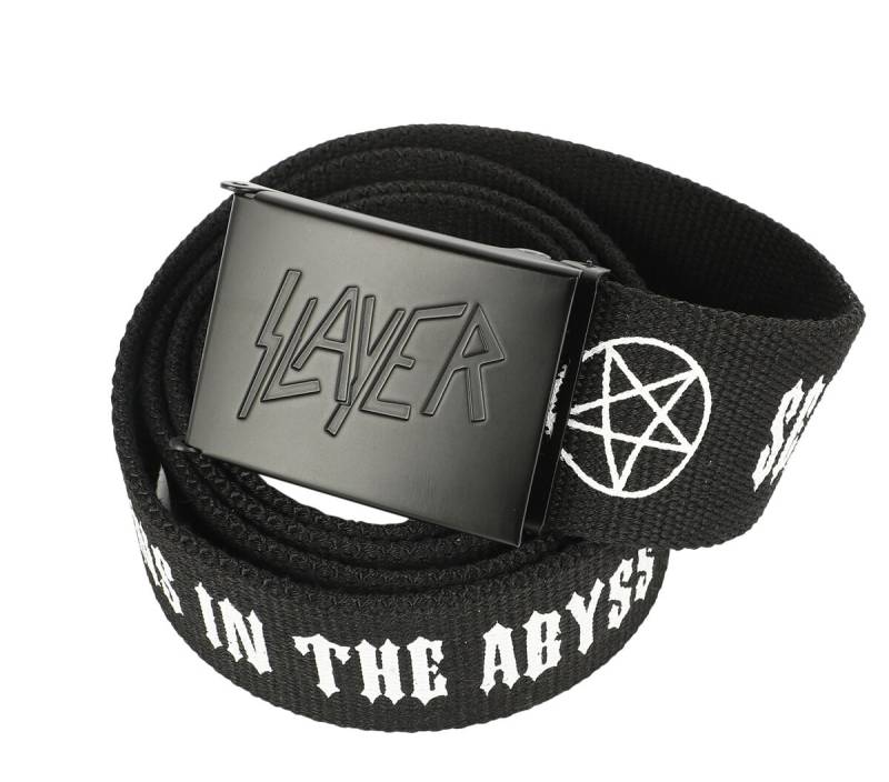 Slayer Gürtel - Logo - schwarz  - EMP exklusives Merchandise! von Slayer