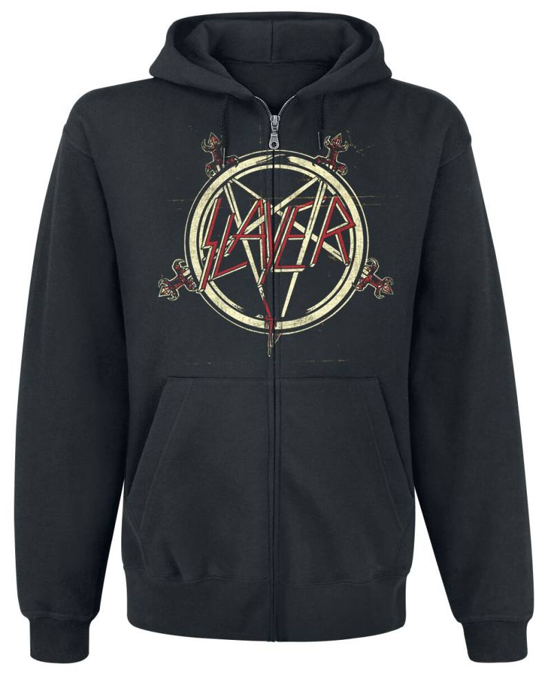 Slayer Haunting Kapuzenjacke schwarz in L von Slayer