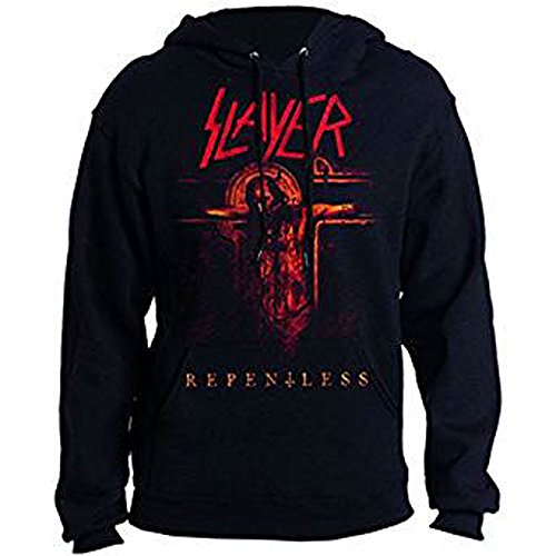 Slayer Herren Kapuzenpullover schwarz schwarz Small Gr. XL, schwarz von Slayer