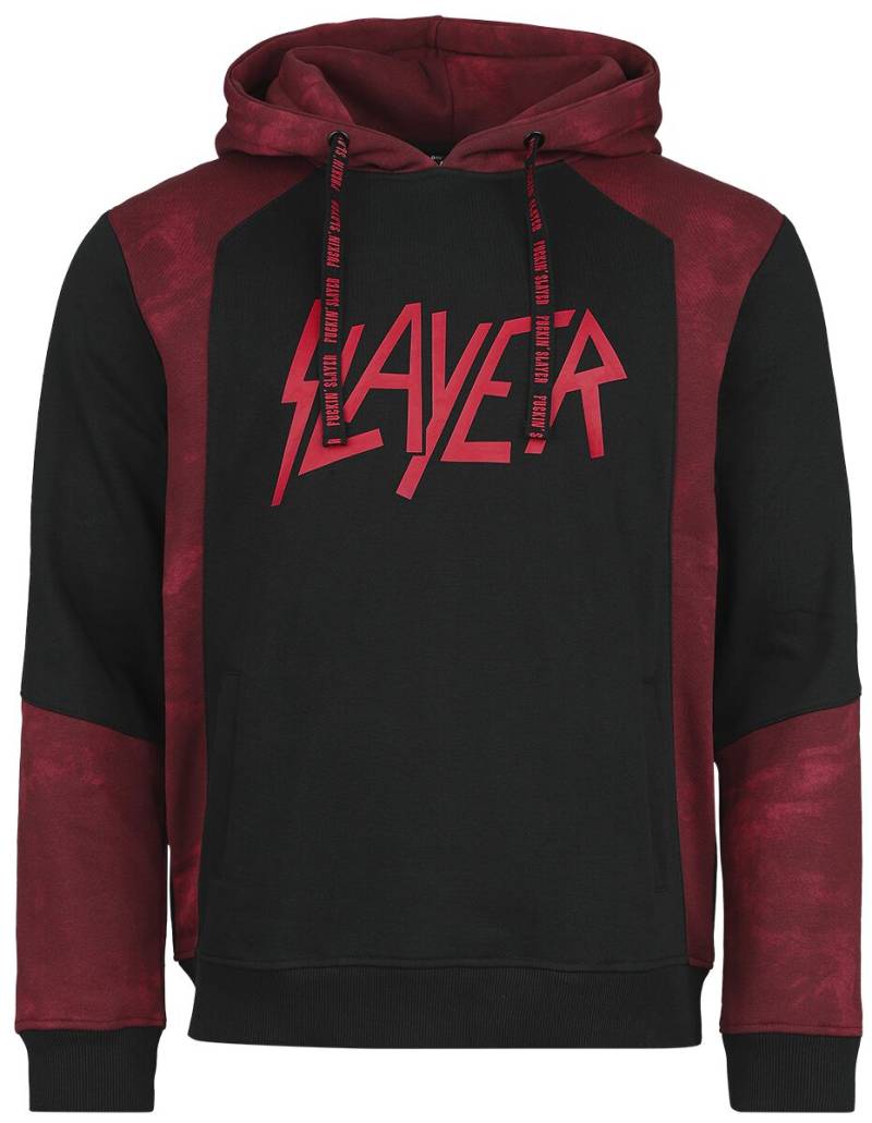 Slayer Kapuzenpullover - EMP Signature Collection - M - für Männer - Größe M - schwarz/rot  - EMP exklusives Merchandise! von Slayer