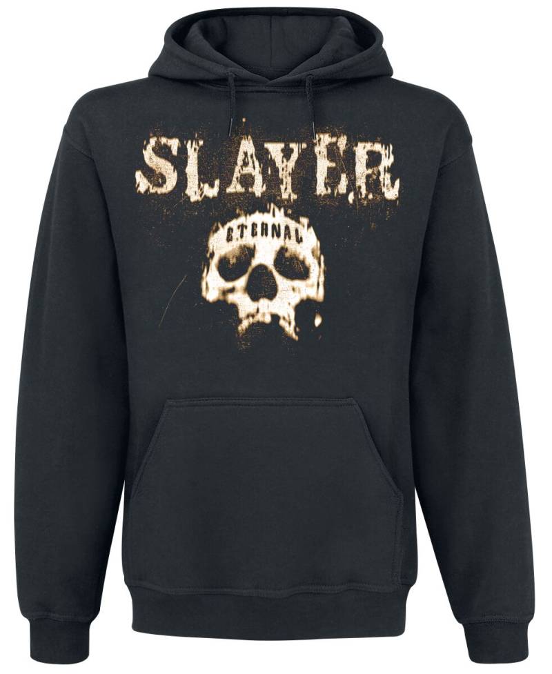 Slayer Kapuzenpullover - Eternal Skull - S bis XL - für Männer - Größe S - schwarz  - Lizenziertes Merchandise! von Slayer