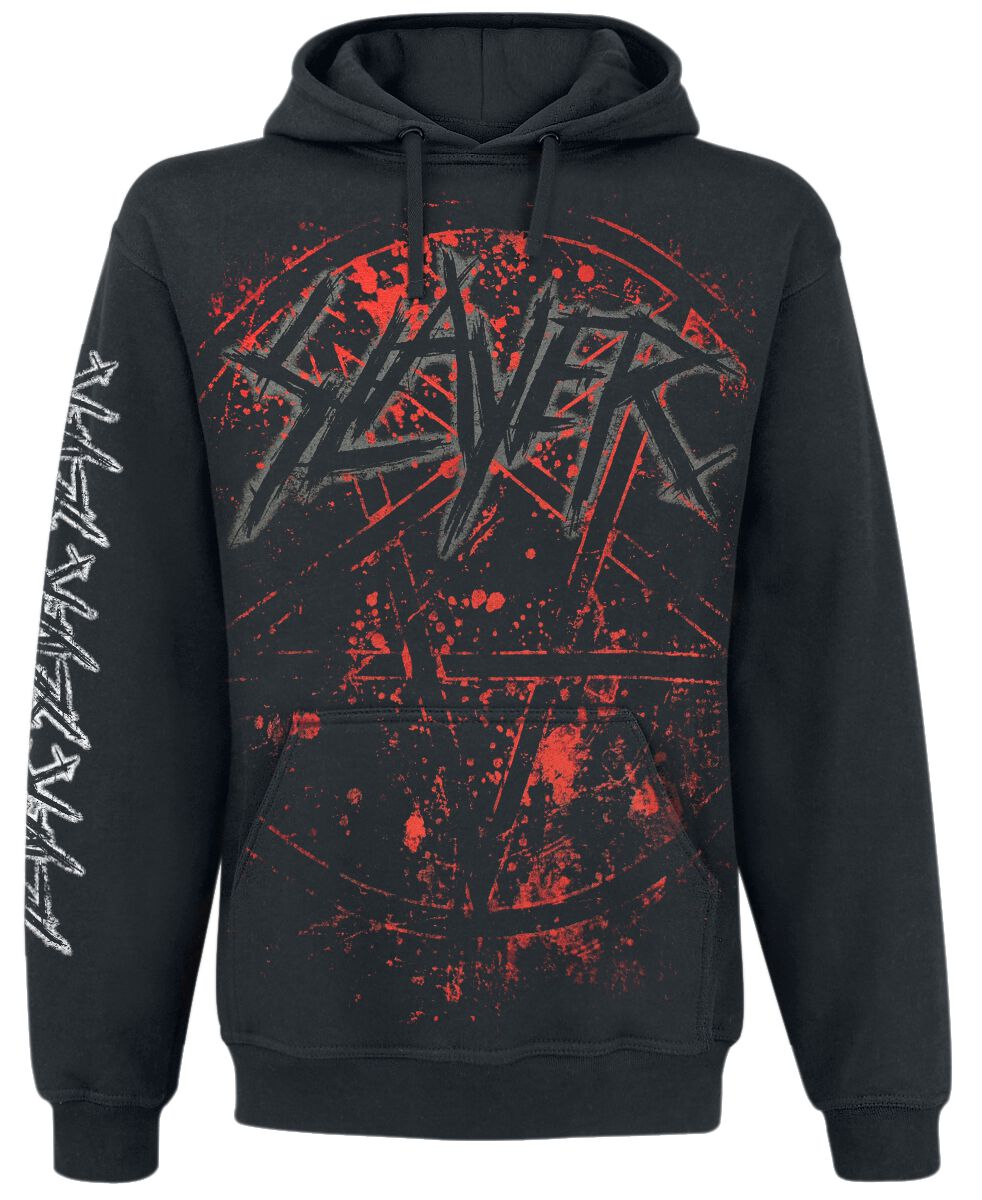 Slayer Kapuzenpullover - Mongo - S bis XL - für Männer - Größe L - schwarz  - Lizenziertes Merchandise! von Slayer