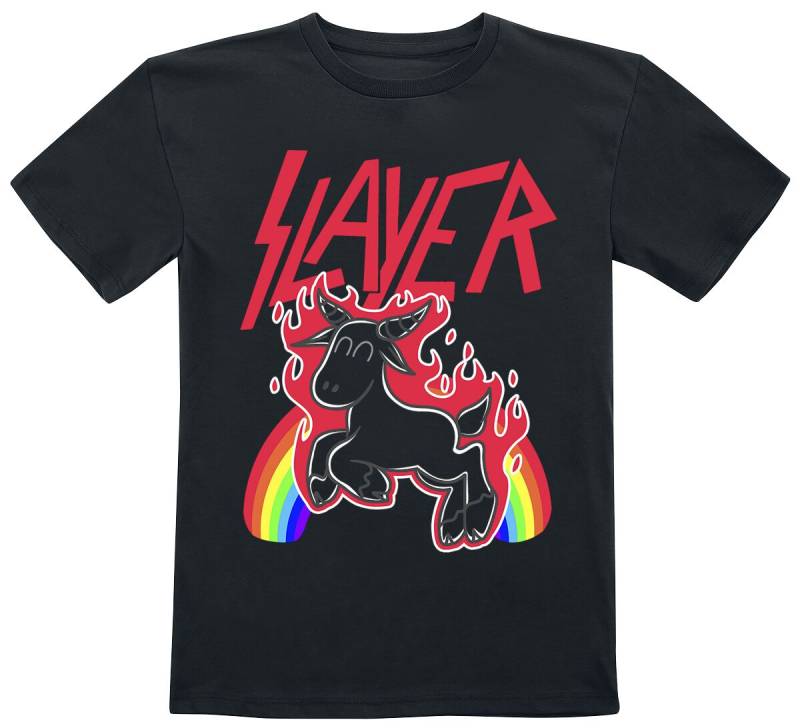 Slayer Kids - Rainbow Goat T-Shirt schwarz in 116 von Slayer