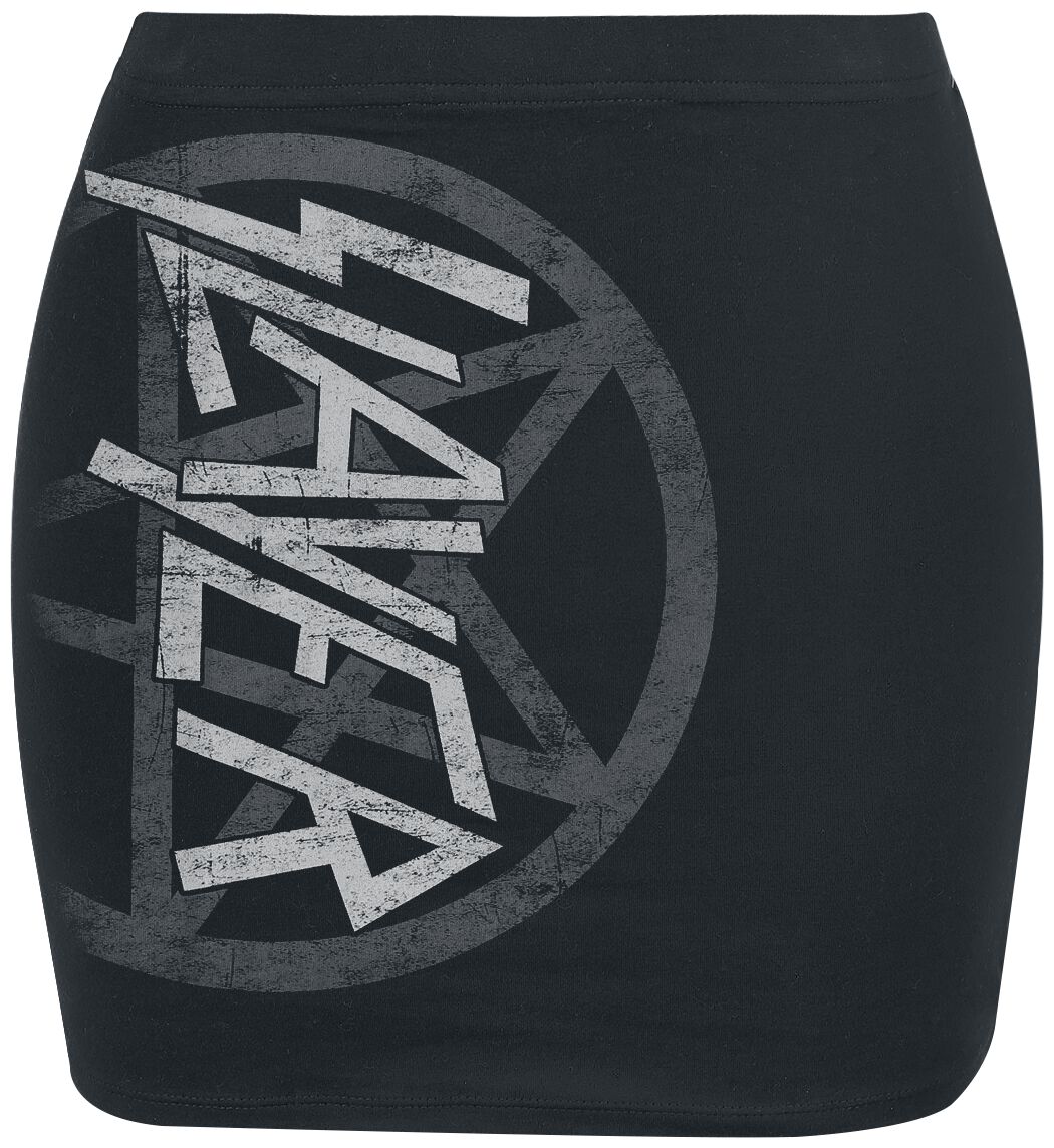 Slayer Kurzer Rock - My Choice - S bis XXL - für Damen - Größe L - schwarz  - Lizenziertes Merchandise! von Slayer