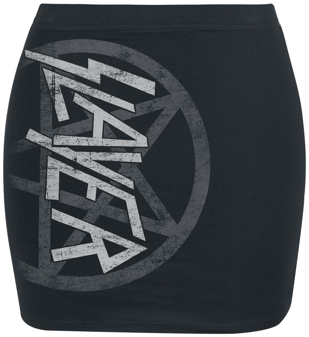 Slayer Kurzer Rock - My Choice - S bis XXL - für Damen - Größe S - schwarz  - Lizenziertes Merchandise! von Slayer