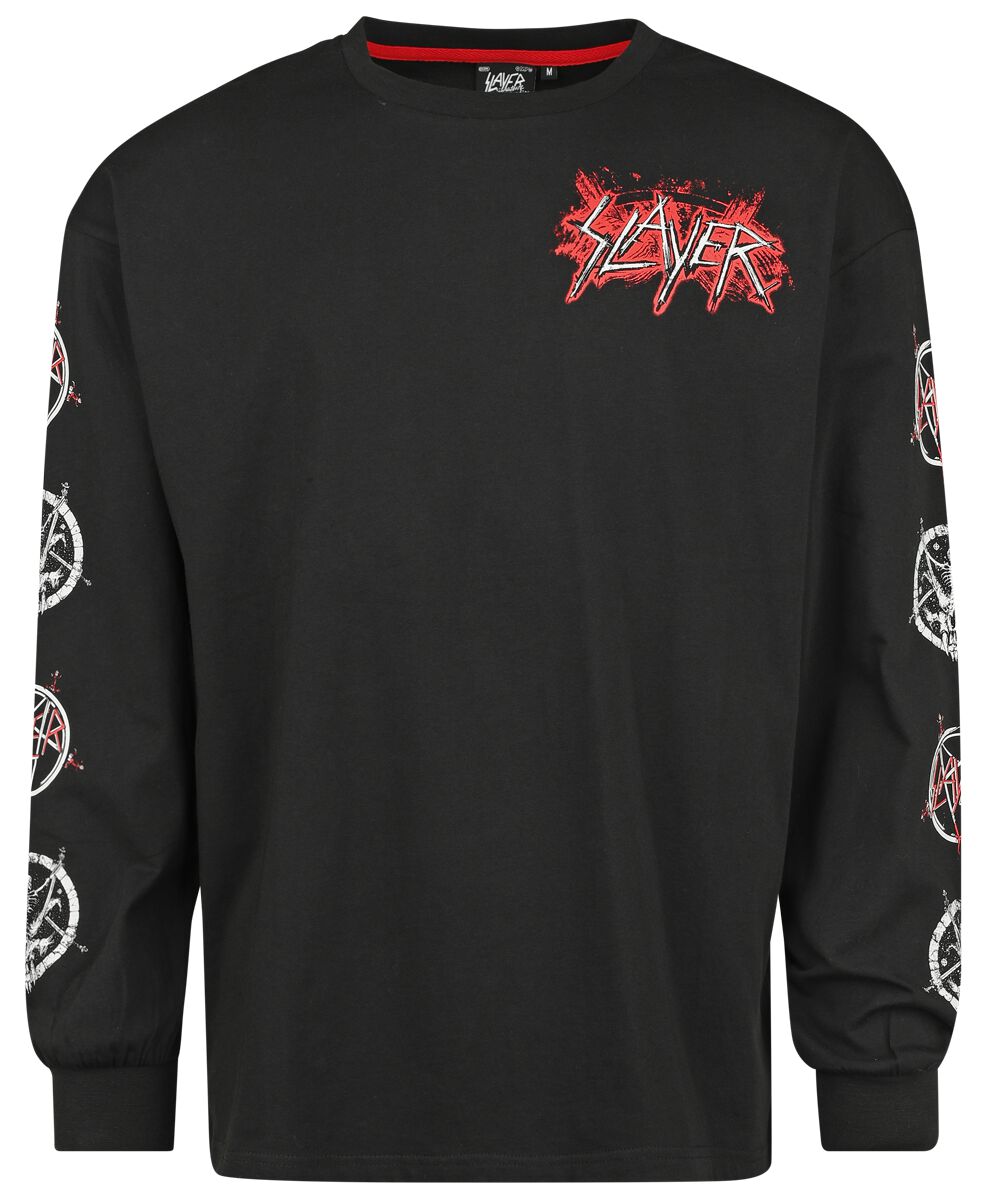 Slayer Langarmshirt - EMP Signature Collection - Oversize - S bis 3XL - für Männer - Größe XL - schwarz  - EMP exklusives Merchandise! von Slayer