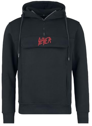 Slayer Logo Männer Kapuzenpullover schwarz XXL 80% Baumwolle, 20% Polyester Band-Merch, Bands von Slayer