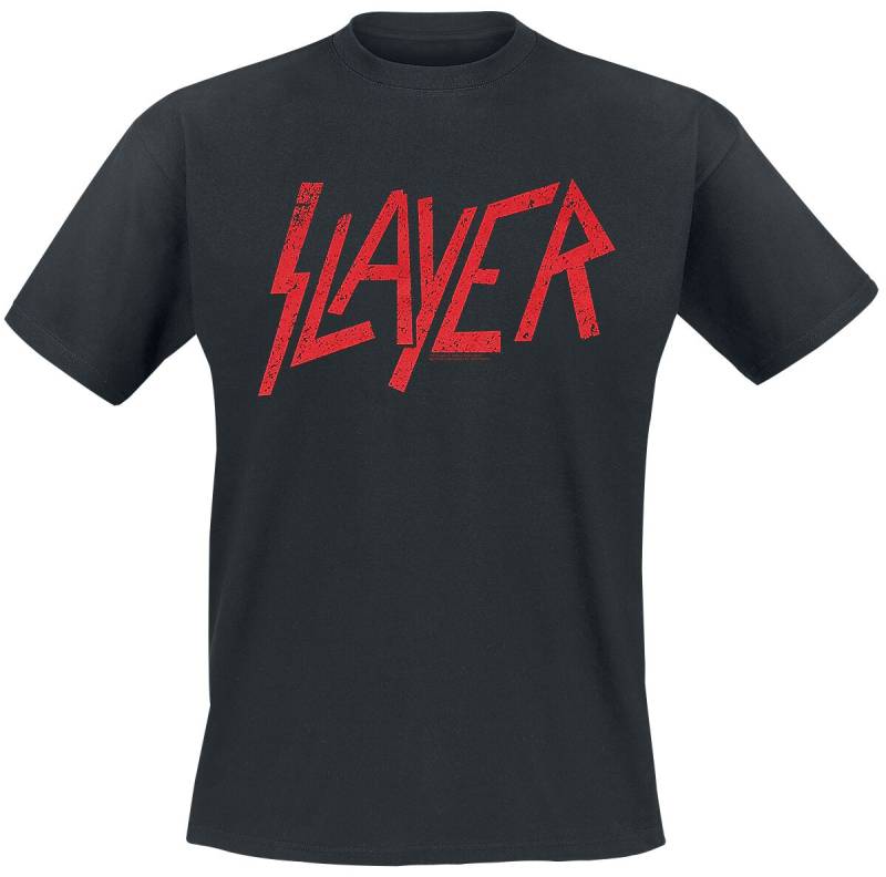 Slayer Logo T-Shirt schwarz in S von Slayer
