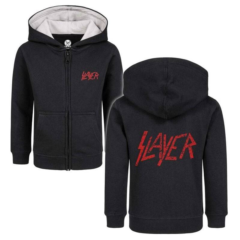 Slayer Metal-Kids - Logo Kinder-Kapuzenjacke schwarz in 164 Slayer Metal-Kids - Logo Kinder-Kapuzenjacke schwarz in 164 von Slayer