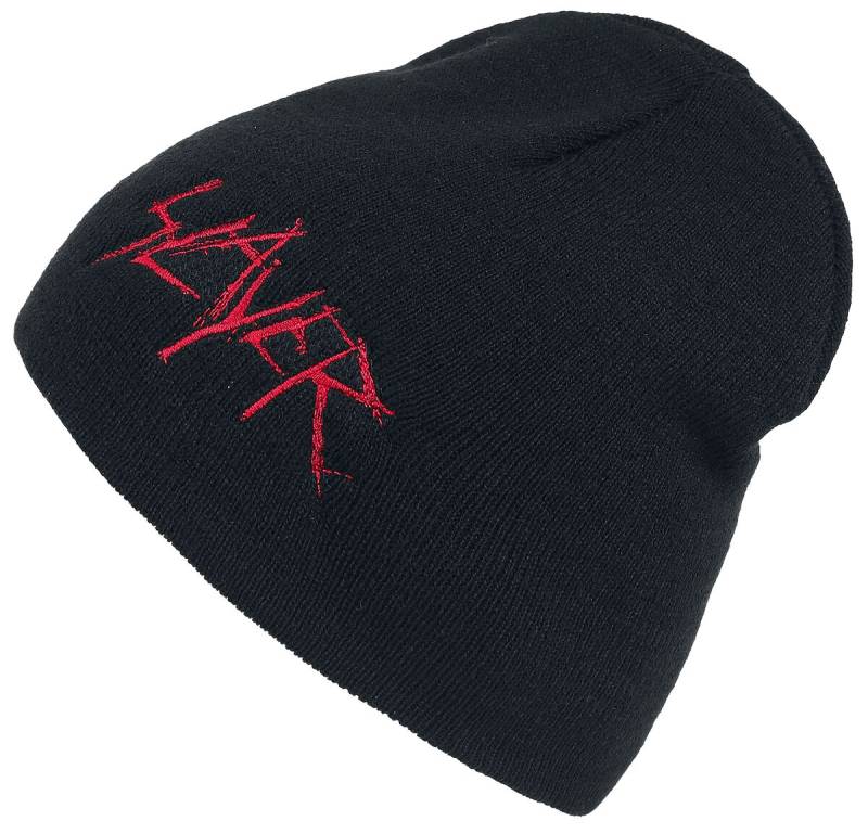 Slayer Mütze - Scratched Logo - schwarz  - EMP exklusives Merchandise! von Slayer