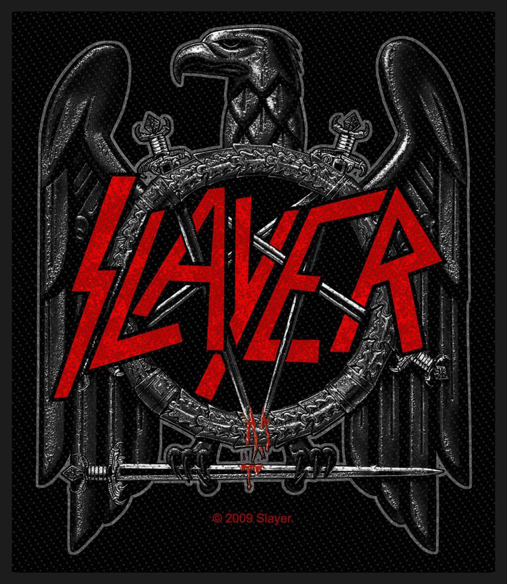 Slayer Patch - Black Eagle - schwarz/grau/rot  - Lizenziertes Merchandise! von Slayer