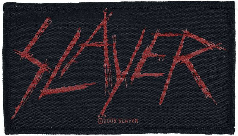 Slayer Patch - Slayer Logo - schwarz/rot  - Lizenziertes Merchandise! von Slayer