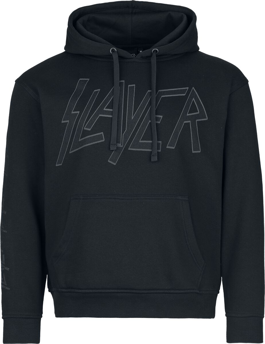 Slayer Skull Kapuzenpullover schwarz in L von Slayer