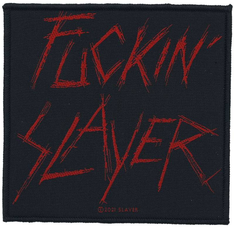 Slayer Slayer Patch schwarz rot von Slayer
