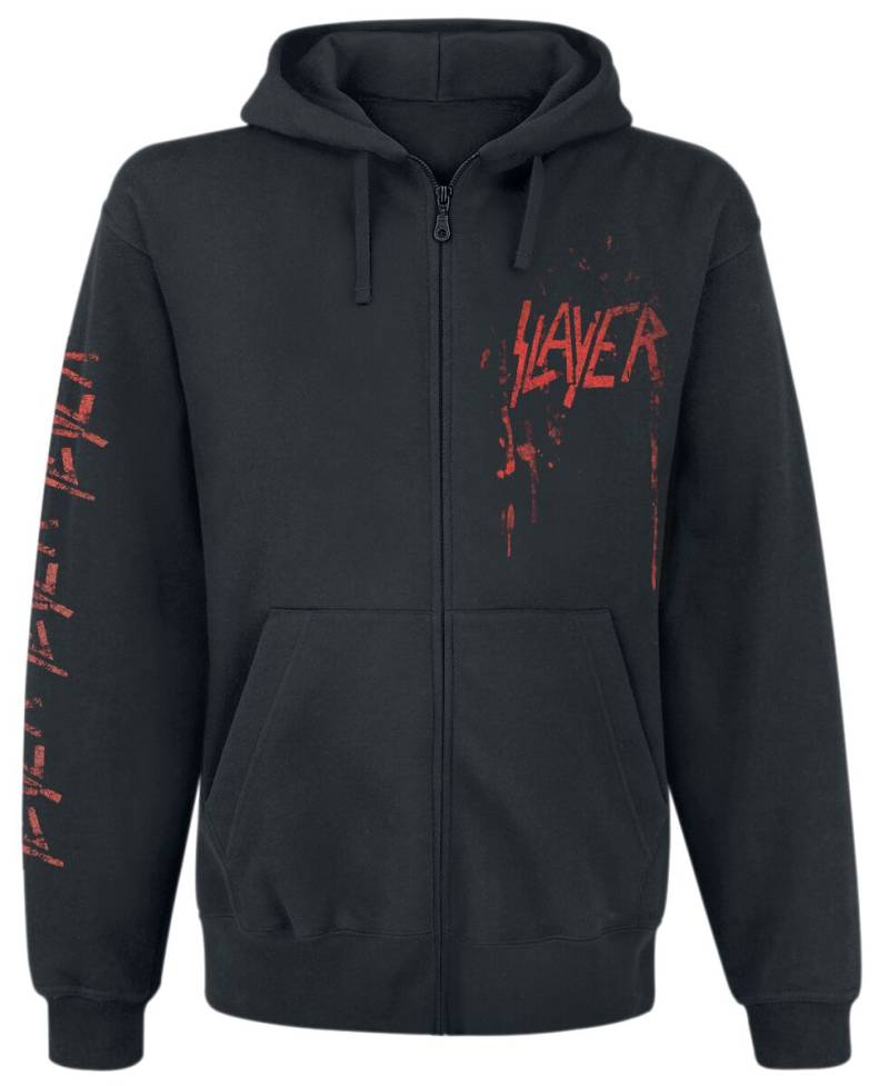 Slayer South Of Heaven Kapuzenjacke schwarz in S von Slayer