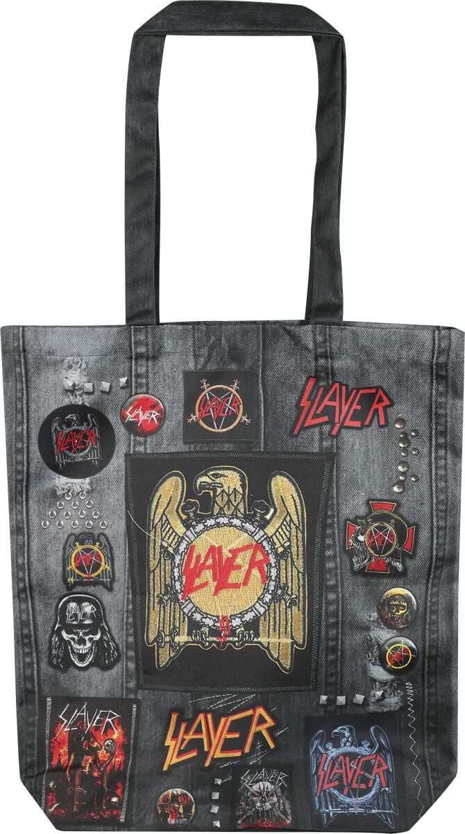 Slayer Stofftasche - rocksax - Slayer Logo - multicolor  - Lizenziertes Merchandise! von Slayer