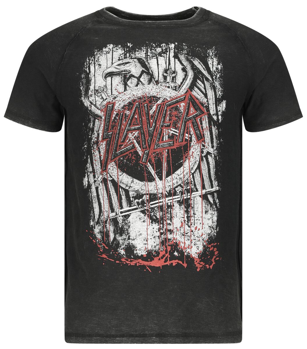 Slayer T-Shirt - EMP Signature Collection - M bis 3XL - für Männer - Größe L - dunkelgrau/grau  - EMP exklusives Merchandise! von Slayer