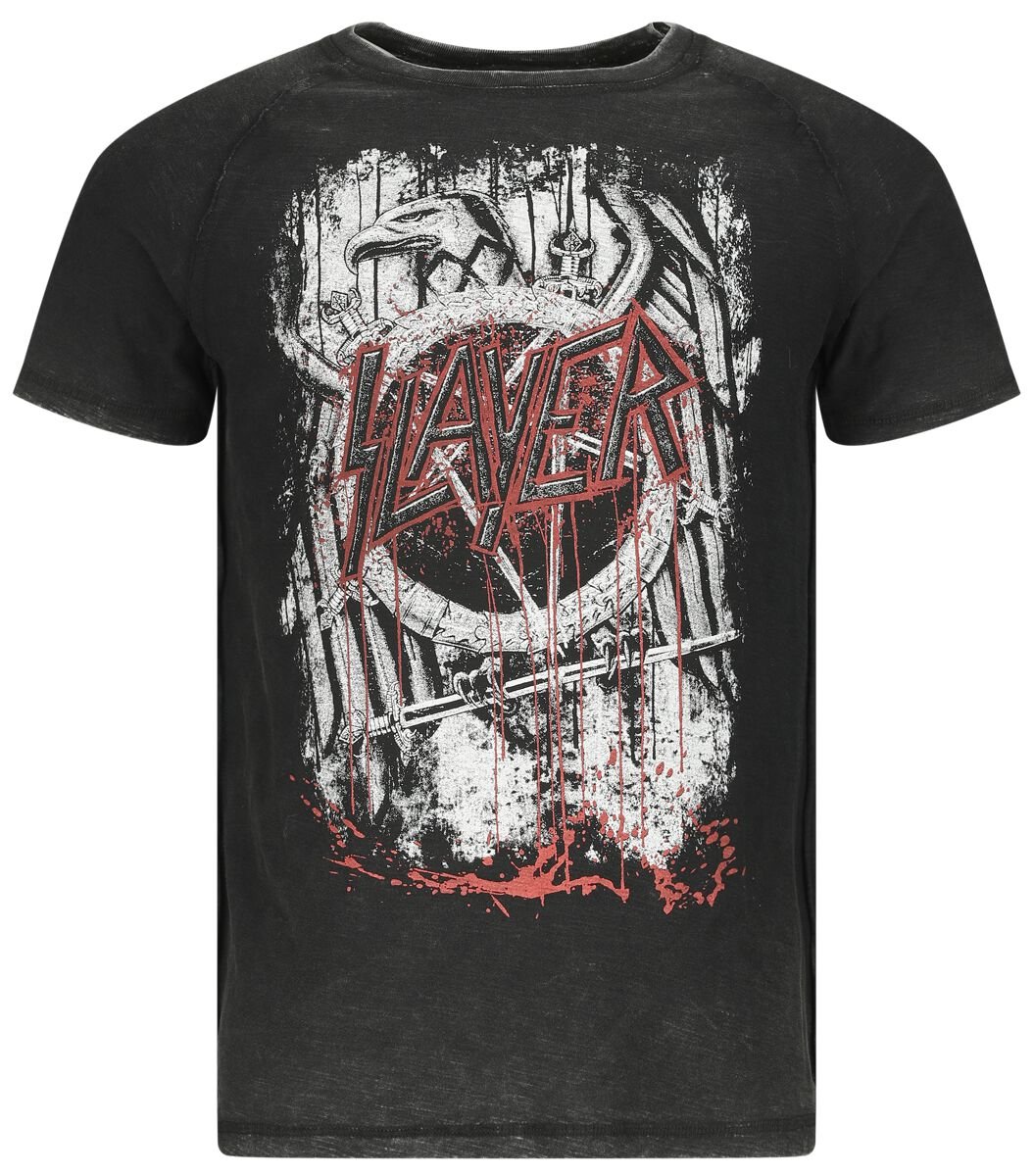 Slayer T-Shirt - EMP Signature Collection - M bis 3XL - für Männer - Größe M - dunkelgrau/grau  - EMP exklusives Merchandise! von Slayer