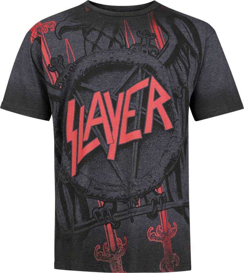 Slayer T-Shirt - EMP Signature Collection - S bis 3XL - für Männer - Größe S - grau  - EMP exklusives Merchandise! von Slayer