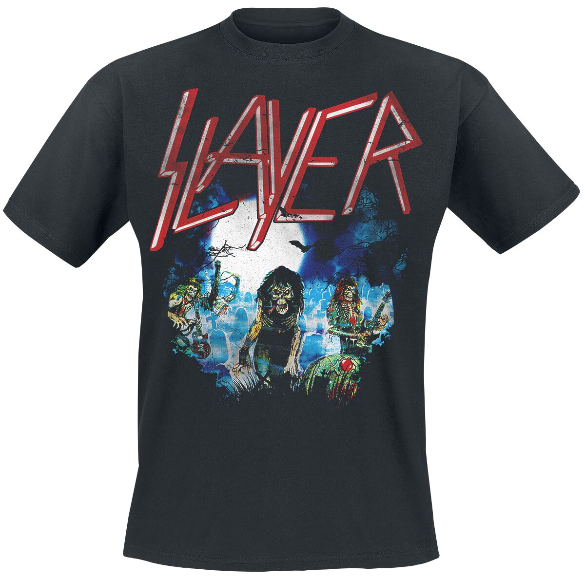 Slayer T-Shirt - Live Undead 84 - S bis XXL - für Männer - Größe S - schwarz  - Lizenziertes Merchandise! von Slayer