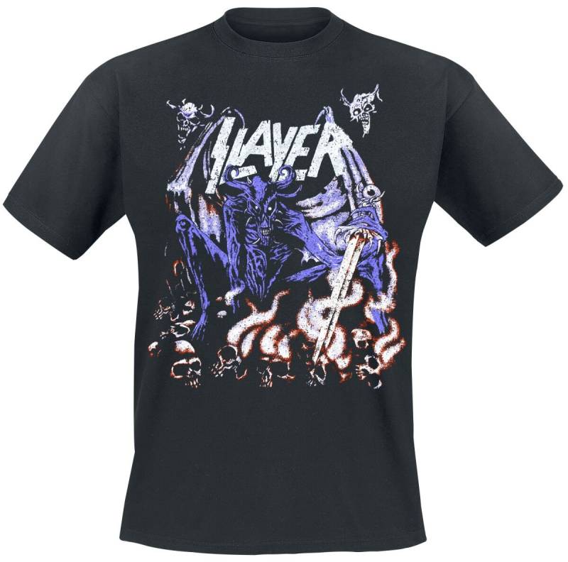 Slayer T-Shirt - Neon Art - S bis 4XL - für Männer - Größe XXL - schwarz  - Lizenziertes Merchandise! von Slayer