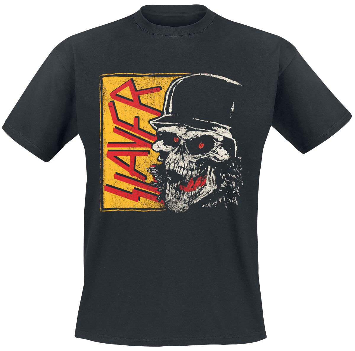 Slayer T-Shirt - Red Yellow Laughing Skull - S bis 4XL - für Männer - Größe S - schwarz  - Lizenziertes Merchandise! von Slayer