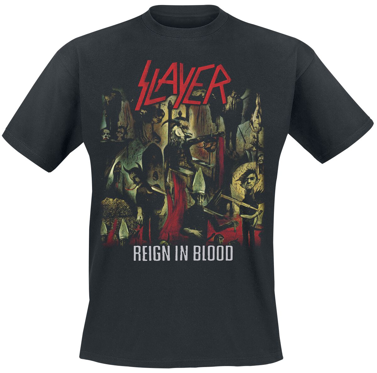 Slayer T-Shirt - Reign In Blood - S bis XXL - für Männer - Größe M - schwarz  - Lizenziertes Merchandise! von Slayer