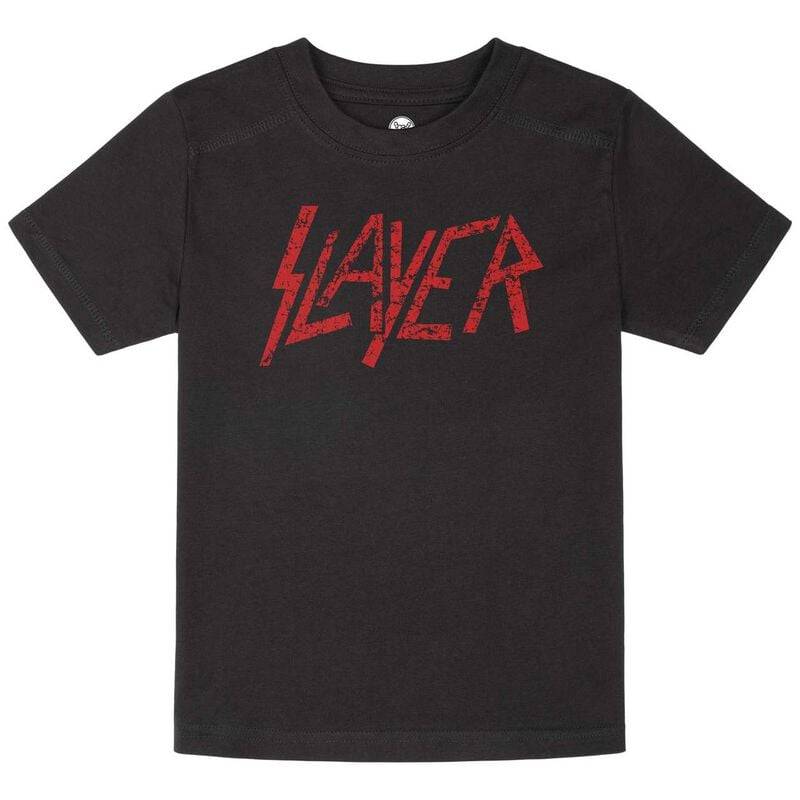 Slayer T-Shirt für Kleinkinder - Metal-Kids - Logo - für Mädchen & Jungen - schwarz  - Lizenziertes Merchandise! von Slayer