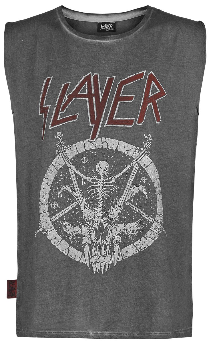 Slayer Tank-Top - EMP Signature Collection - M bis 3XL - für Männer - Größe 3XL - grau  - EMP exklusives Merchandise! von Slayer