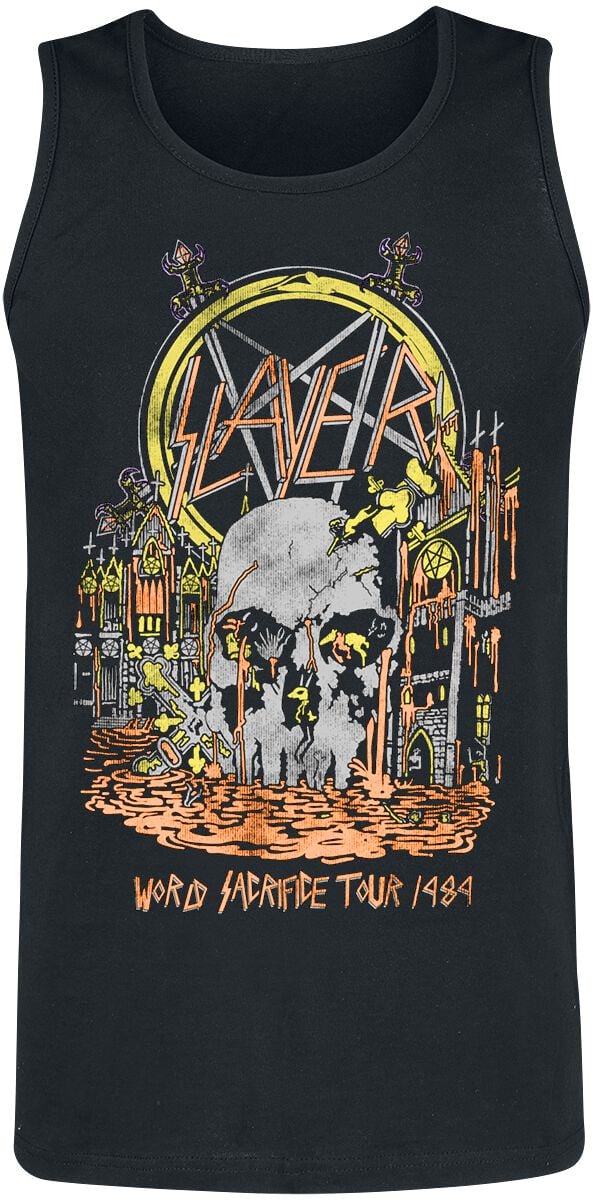 Slayer Tank-Top - World Sacrifice - M bis XXL - für Männer - Größe L - schwarz - Lizenziertes Merchandise! Slayer Tank-Top - World Sacrifice - M bis XXL - für Männer - Größe L - schwarz - Lizenziertes Merchandise! von Slayer