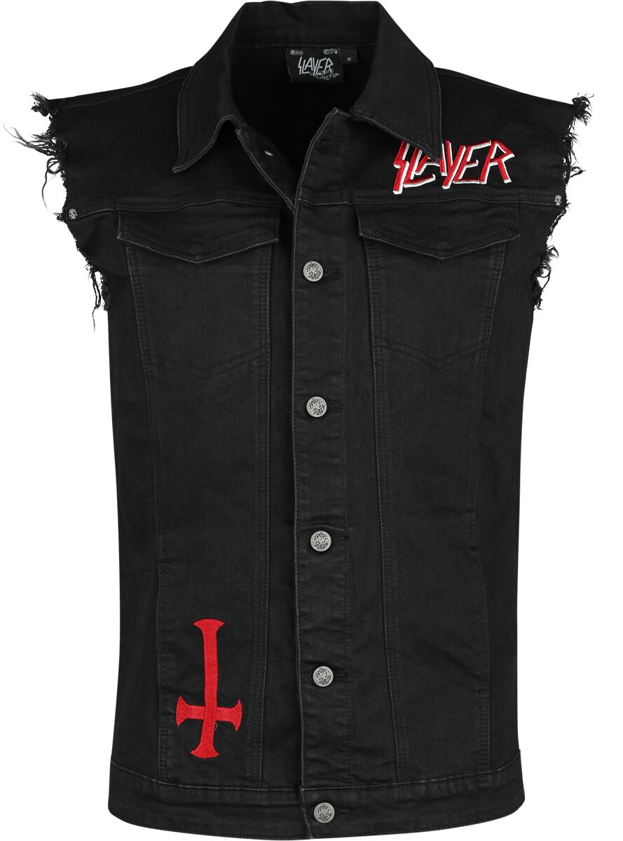 Slayer Weste - EMP Signature Collection - S bis 3XL - für Männer - Größe 3XL - schwarz  - EMP exklusives Merchandise! von Slayer