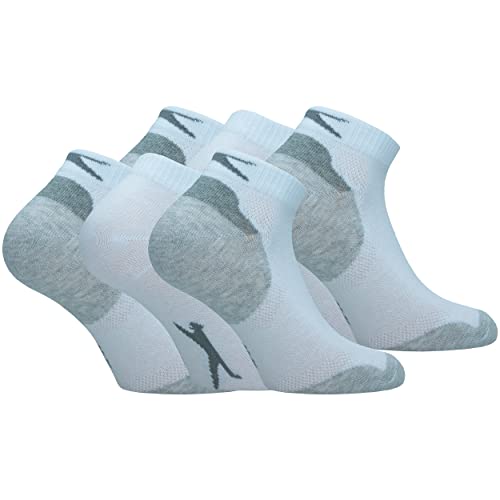 Slazenger 6 Paar Knöchellange Socken - Baumwollpiquet - Jede Verwendung - Frau (Weiß 3942) von Slazenger
