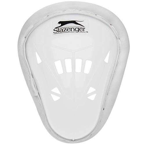 Slazenger Classic Suspensorium Schutz Hartschale Cricket Sport Schutz Zubehör, Herren, weiß von Slazenger