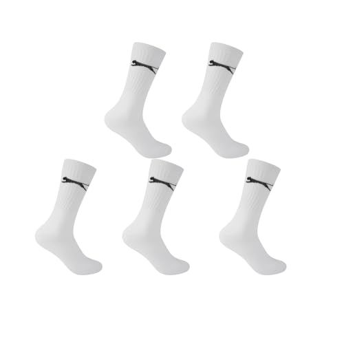 Slazenger Herren 5 Paar Socken Weiß Mens 7-11 von Slazenger