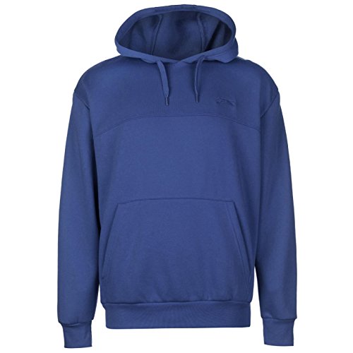 Slazenger Herren SL OTH Hoody FLC, Langarm und mit Kapuze Casual Style, für Herren, Blau M von Slazenger