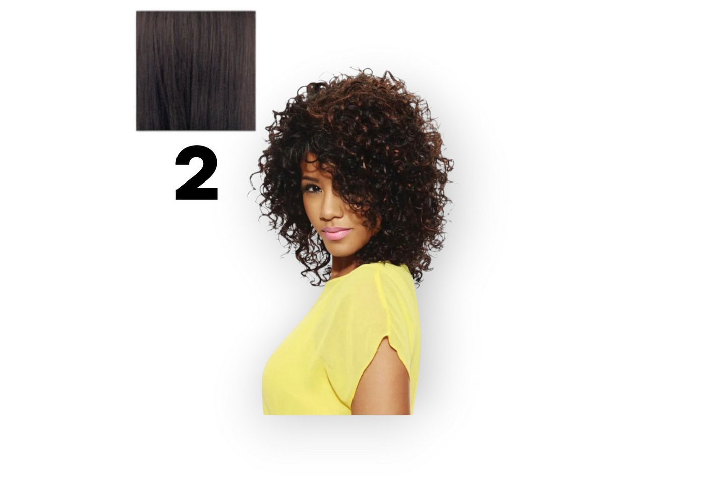 Sleek Kunsthaarperücke NADIA FASHION IDOL 101 PREMIUM, moderne Länge, hitzebeständig von Sleek