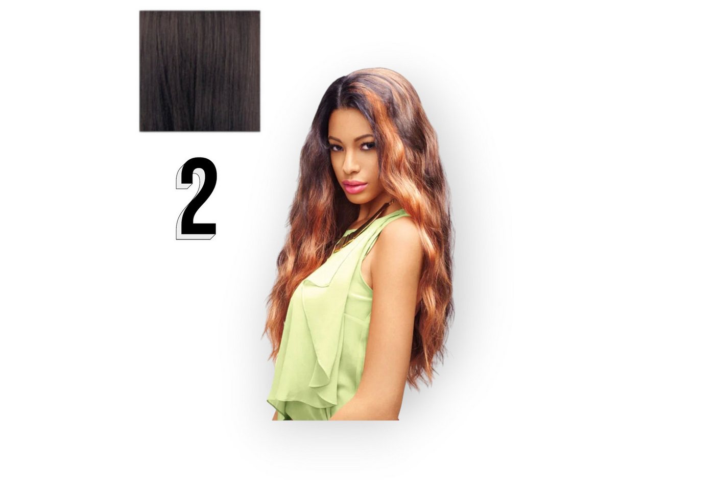 Sleek Kunsthaarperücke Sleek India Synthetic Lace Front Wig 28' von Sleek