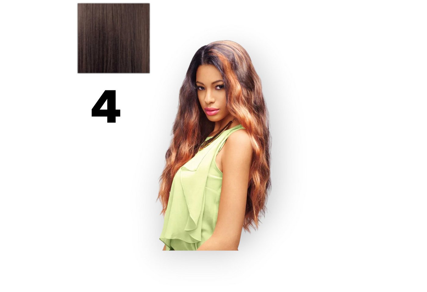 Sleek Kunsthaarperücke Sleek India Synthetic Lace Front Wig 28' von Sleek