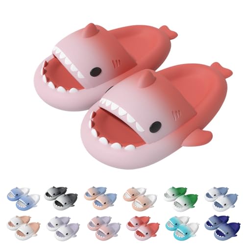 Sleeleece Cloud Shark Slides Slippers Damen/Herren Hai Hausschuhe Haifisch Schlappen Unisex Badeschuhe für Sommer Badeschlappen rutschfeste Dusch Badeschuhe Strand Sandalen von Sleeleece