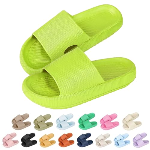 Sleeleece Cozyslides Original Damen Schlappen 100% EVA Super Weich Rutschfest Badeschuhe Herren Slippers Badeschlappen Cloudyzz Hausschuhe Sommer Dicker Sohle Unisex Pantoletten Sleeleece Cozyslides Original Damen Schlappen 100% EVA Super Weich Rutschfest Badeschuhe Herren Slippers Badeschlappen Cloudyzz Hausschuhe Sommer Dicker Sohle Unisex Pantoletten von Sleeleece
