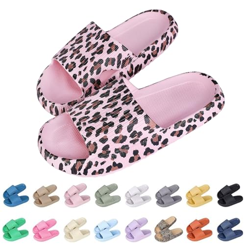 Sleeleece Cozyslides Original Damen Schlappen 100% EVA Super Weich Rutschfest Badeschuhe Herren Slippers Badeschlappen Cloudyzz Hausschuhe Sommer Dicker Sohle Unisex Pantoletten von Sleeleece