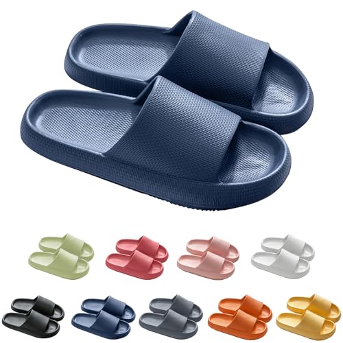 Sleeleece Original Damen Cozy Slides, Sandalen Hausschuhe,Eva Slippers,Schlappen Wolkenschuhe Super Weich rutschfest Badeschuhe Für Kinder Adults von Sleeleece