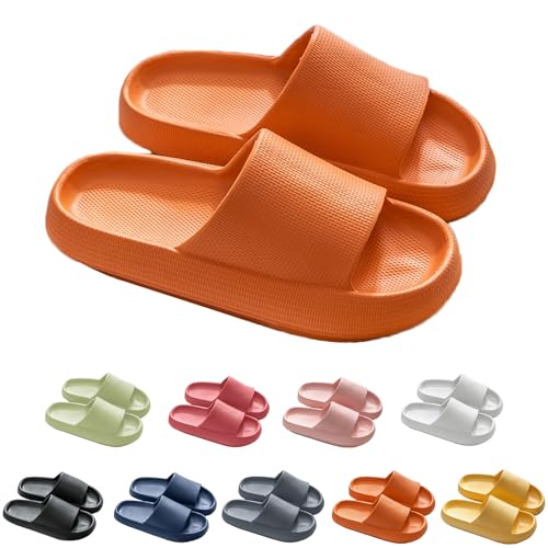 Sleeleece Original Damen Cozy Slides, Sandalen Hausschuhe,Eva Slippers,Schlappen Wolkenschuhe Super Weich rutschfest Badeschuhe Für Kinder Adults von Sleeleece