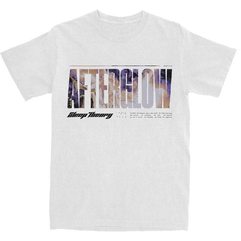 Sleep Theory T-Shirt - Afterglow Tracklist - S bis XXL - für Männer - Größe S - weiß  - Lizenziertes Merchandise! von Sleep Theory