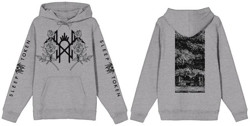 Sleep Token 2025 Arcadia Ath Kapuzenpullover grau in XL von Sleep Token