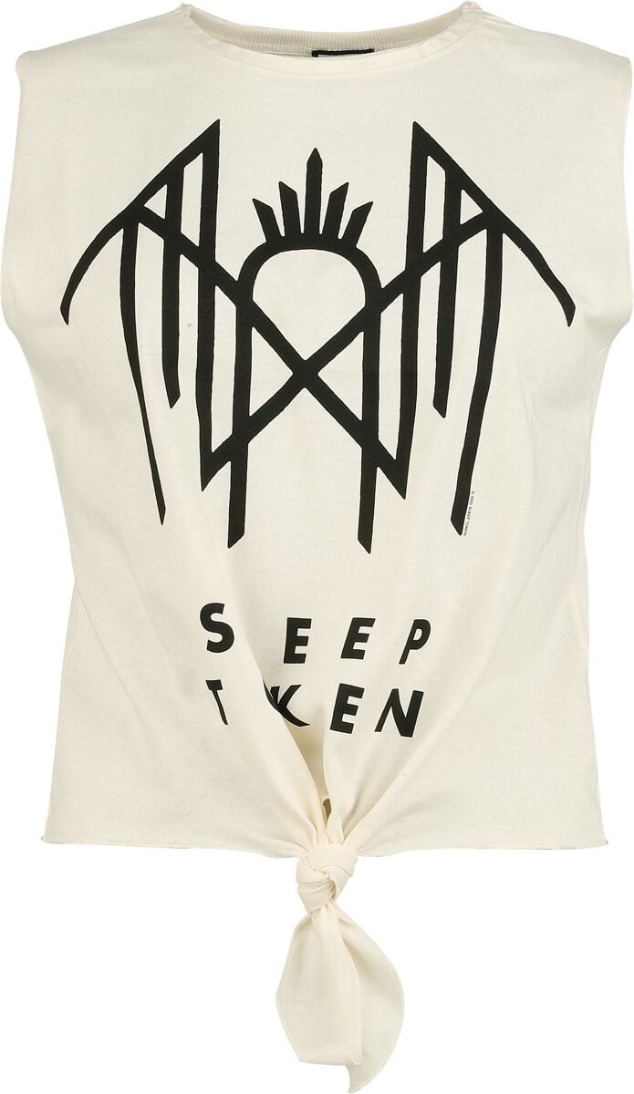 Sleep Token Amplified Collection - Crystalina Logo Top altweiß in L von Sleep Token