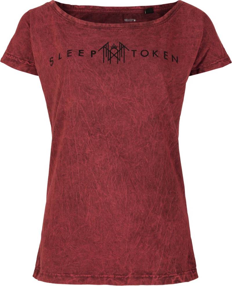 Sleep Token Circle Logo T-Shirt rot in XL von Sleep Token