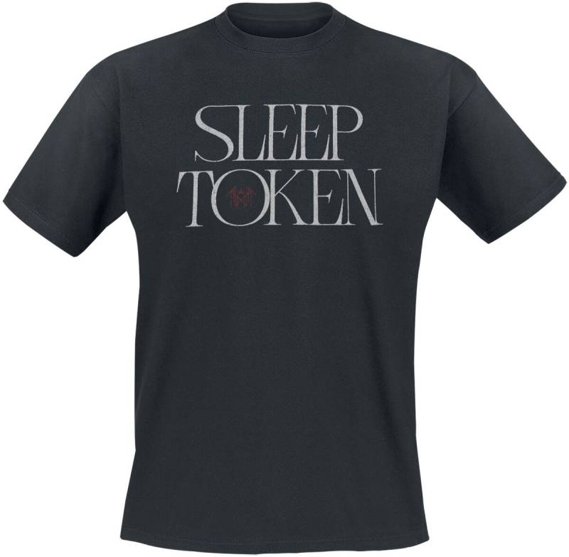 Sleep Token Flamingo Circle T-Shirt schwarz in M von Sleep Token