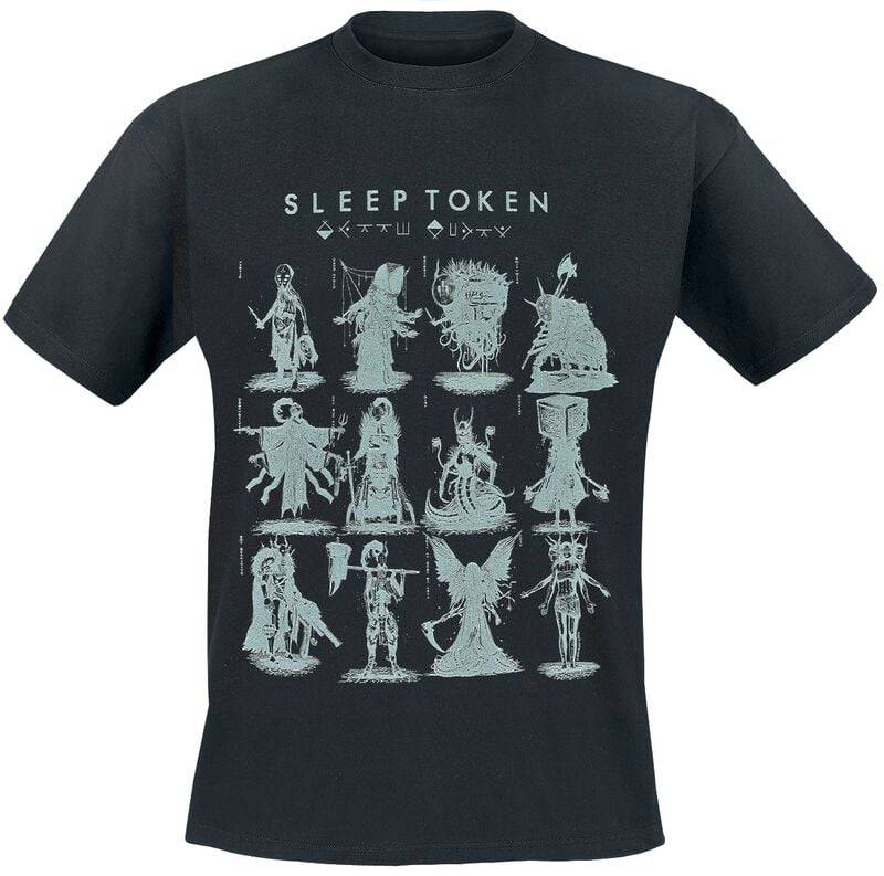 Sleep Token Grid 2 T-Shirt schwarz in 5XL von Sleep Token